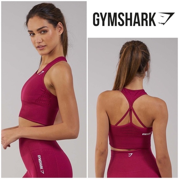Gymshark Other - 🦈 Gymshark • Seamless Crop Vest in Beet - Size XS